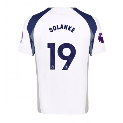 Moški Nogometni dresi Tottenham Hotspur Dominic Solanke #19 Domači 2025-26 Kratek Rokav Moški Nogometni dresi Tottenham Hotspur Dominic Solanke #19 Domači 2025-26 Kratek Rokav
